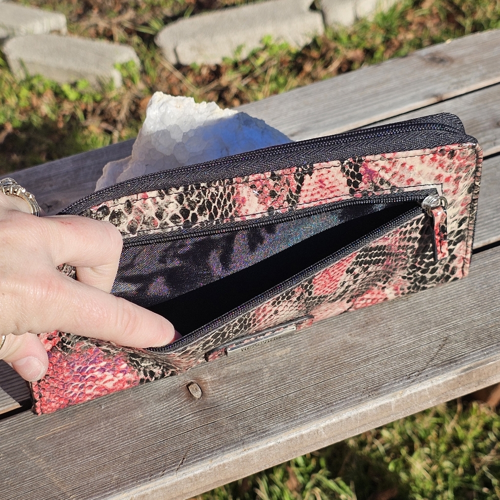 Kenneth Cole Reaction Python Print Wristlet - image 7